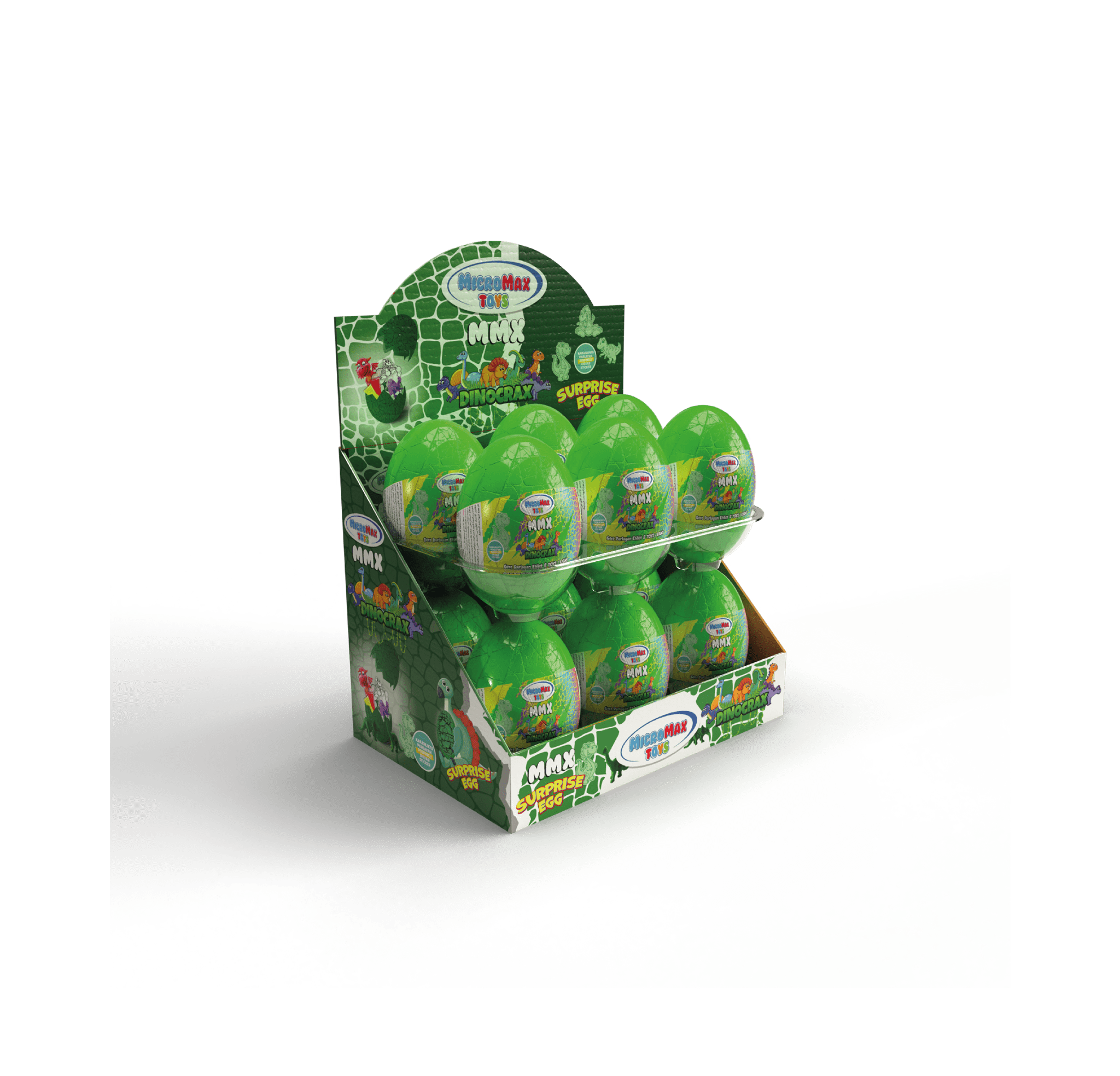 DİNOCRAX ÇATLAK YUMURTA YEŞİL resmi